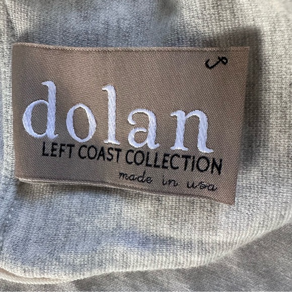 Dolan Left Coast Gray Blue Striped Sleeveless Midi Dress Size Small - Picture 5 of 8